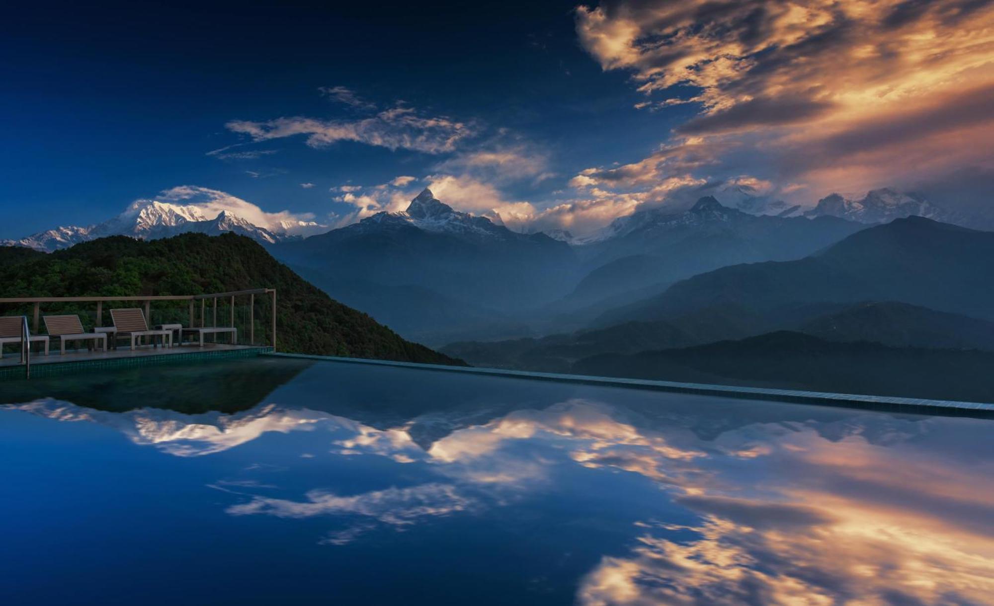 Sarangkot Mountain Lodge Покхара Экстерьер фото